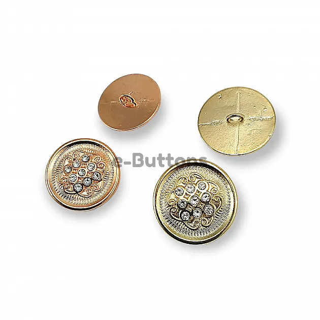 Jacket Button 27 mm 44 L with With Rhinestone Luxe Design  E 561