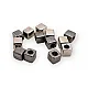 Inlet 2.5 mm Cord End Tie end Cube Shape 5 x 5 mm E 1804