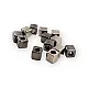 Inlet 2.5 mm Cord End Tie end Cube Shape 5 x 5 mm E 1804