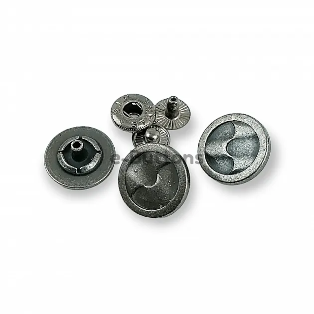 Jacket Snap Fasteners Stylish Patterned 17 mm - 27 L 54 System 4 Piece Set E 1457