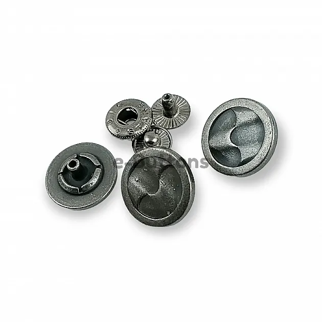 Jacket Snap Fasteners Stylish Patterned 17 mm - 27 L 54 System 4 Piece Set E 1457