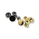 15 mm - 24 Size Flat Coin Type Snap Button 54 System Set of 4 E 1957