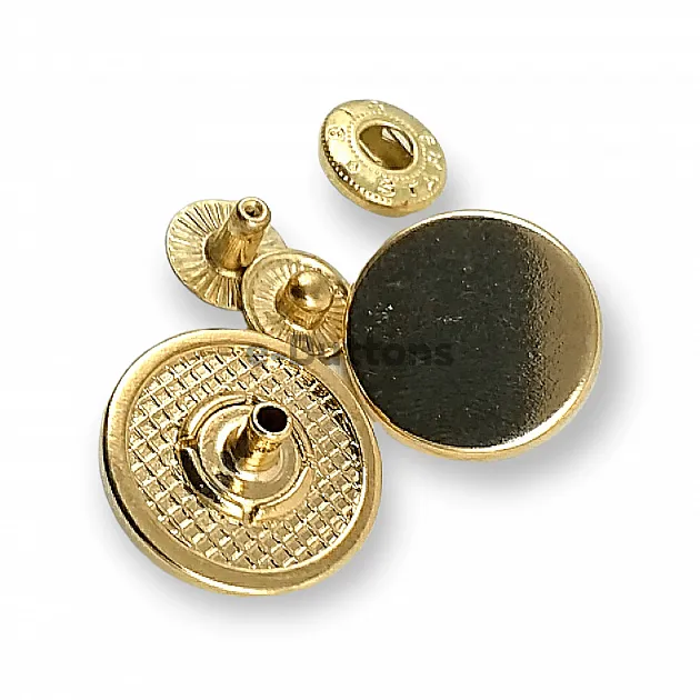 20 mm - 32 Size Flat Coin Type Snap Fasteners 54 System Set of 4 E 2019