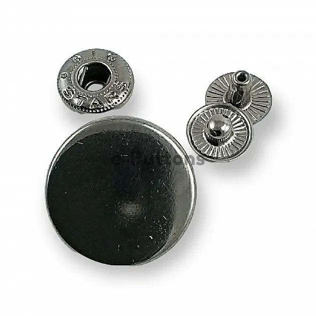 20 mm - 32 Size Flat Coin Type Snap Fasteners 54 System Set of 4 E 2019