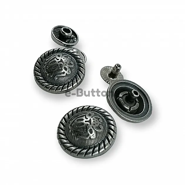 17 mm Snap Buttons  For Jackets 27L - 11,16" - 54 System Set of 4 E 512