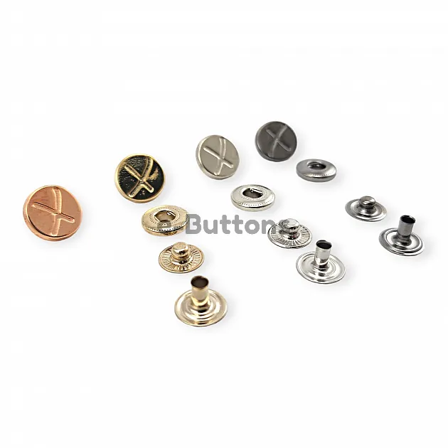 15 mm 5/8" Snap Button 26 L X Patterned Coat Button E 521 15 mm 5/8" Snap Button 26 L X Patterned Coat Button E 521