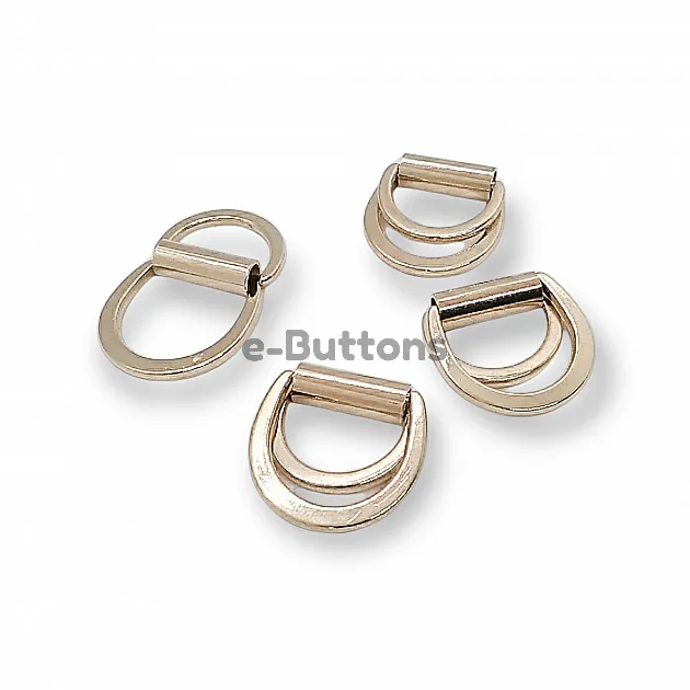 Double D Ring Buckle Belt and Bag Buckle 14 mm E 1773