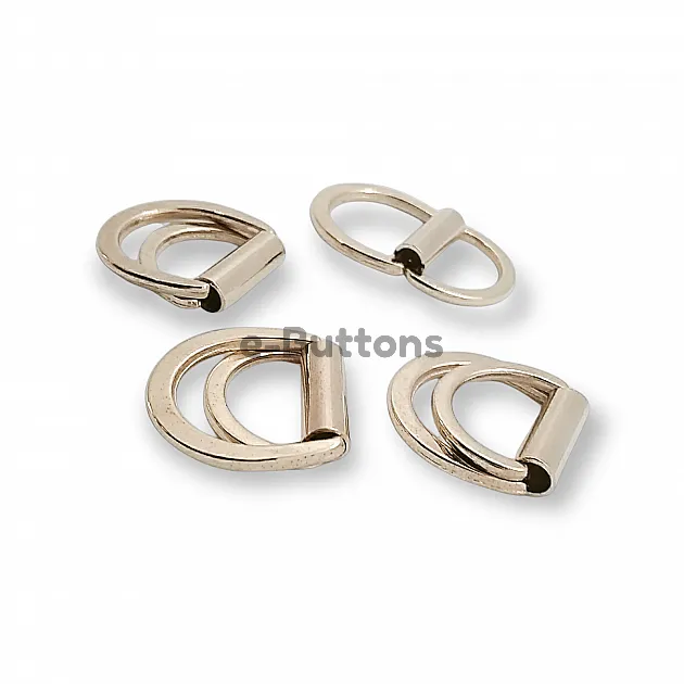 Double D Ring Buckle Belt and Bag Buckle 14 mm E 1773