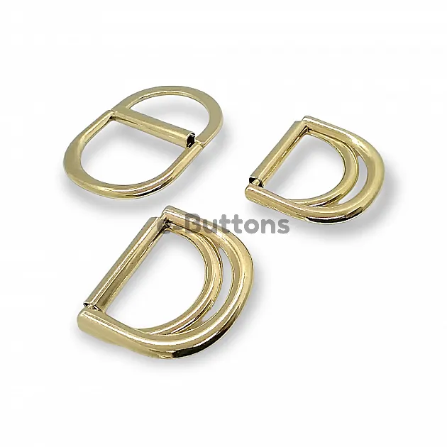 Double Ring D Buckle 3 cm Belt and Adjustment Buckle Metal E 1991