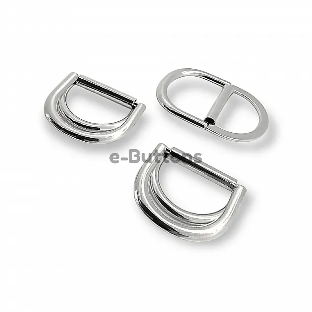 Double Ring D Buckle 3 cm Belt and Adjustment Buckle Metal E 1991