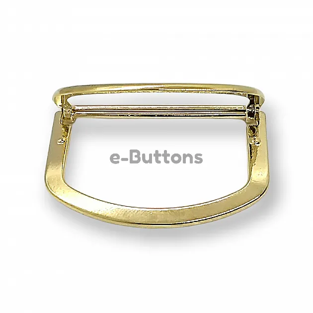 Double Ring D Buckle Metal 4 cm Belt and Adjustment Buckle E 2081