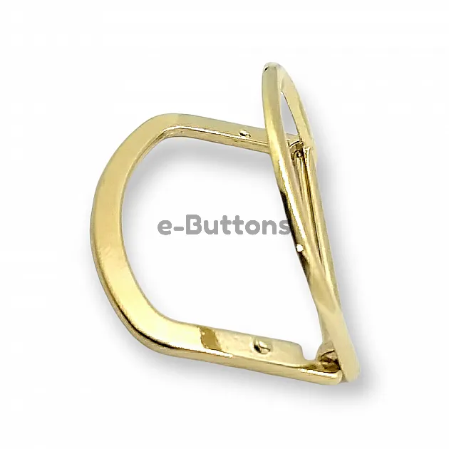 Double Ring D Buckle Metal 4 cm Belt and Adjustment Buckle E 2081