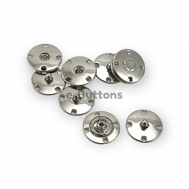 Sew-On Snap Button 20 mm 32 L 13/16" Zamak Metal E 1813 Sew-On Snap Button 20 mm 32 L 13/16" Zamak Metal E 1813