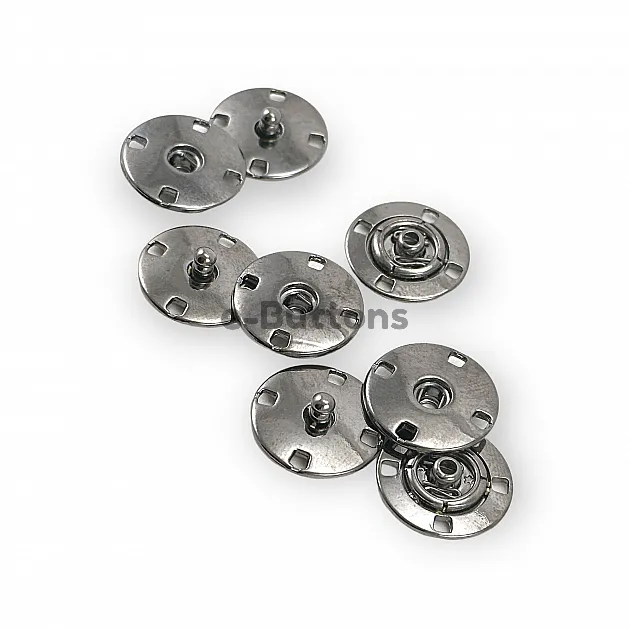 Sew-On Snap Button 20 mm 32 L 13/16" Zamak Metal E 1813 Sew-On Snap Button 20 mm 32 L 13/16" Zamak Metal E 1813