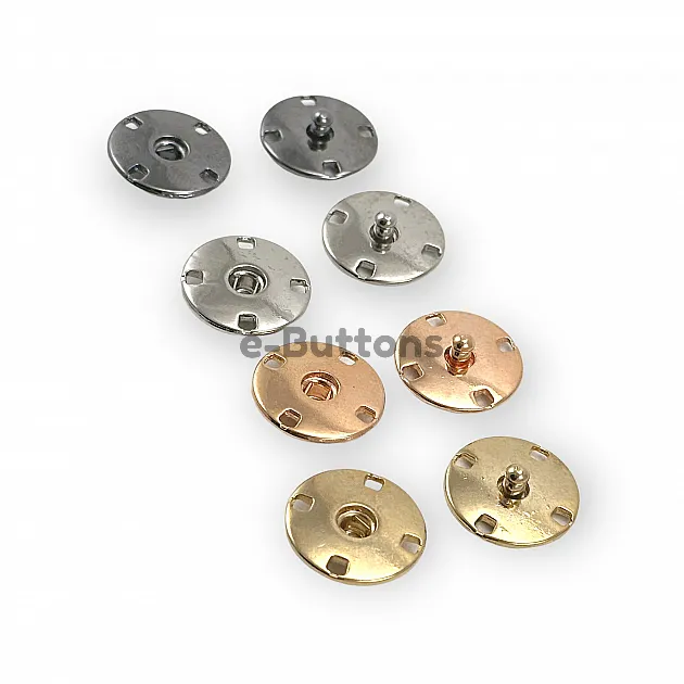 Sew-On Snap Button 20 mm 32 L 13/16" Zamak Metal E 1813 Sew-On Snap Button 20 mm 32 L 13/16" Zamak Metal E 1813