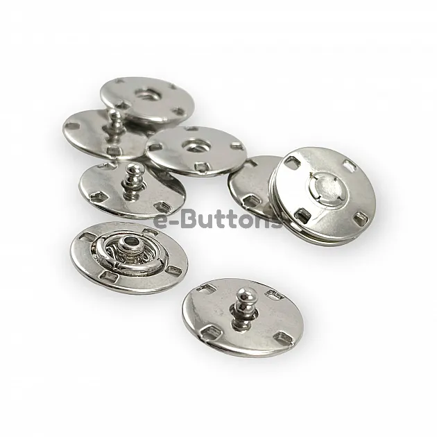 Sew-On Snap Button 20 mm 32 L 13/16" Zamak Metal E 1813 Sew-On Snap Button 20 mm 32 L 13/16" Zamak Metal E 1813