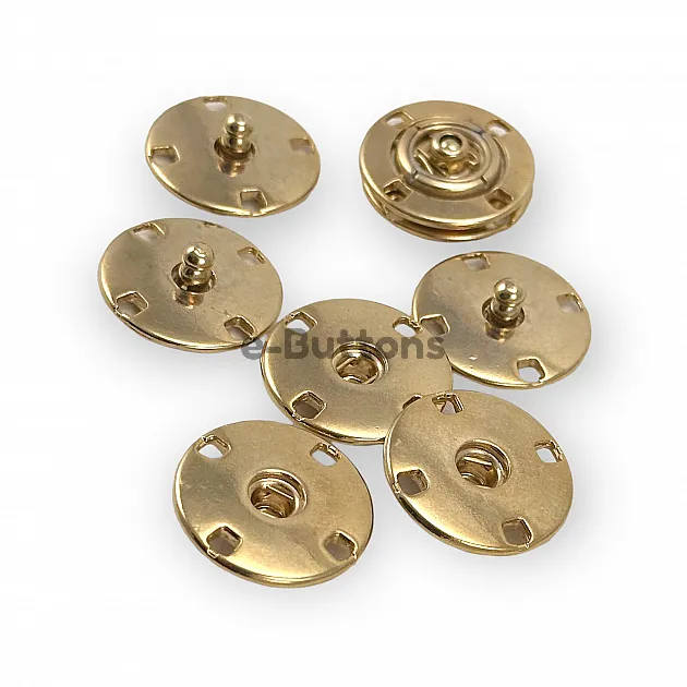 Sew-On Snap Button 20 mm 32 L 13/16" Zamak Metal E 1813 Sew-On Snap Button 20 mm 32 L 13/16" Zamak Metal E 1813