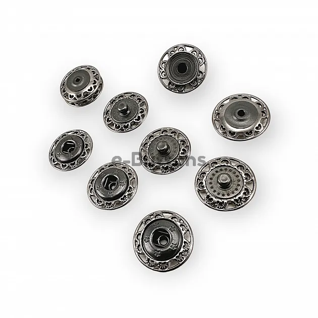 16 mm 26 L Sewing Snap Fasteners Button Motif Pattern E 2231 Sewing Snap Fasteners Button 16 mm 26 L Motif Pattern E 2231