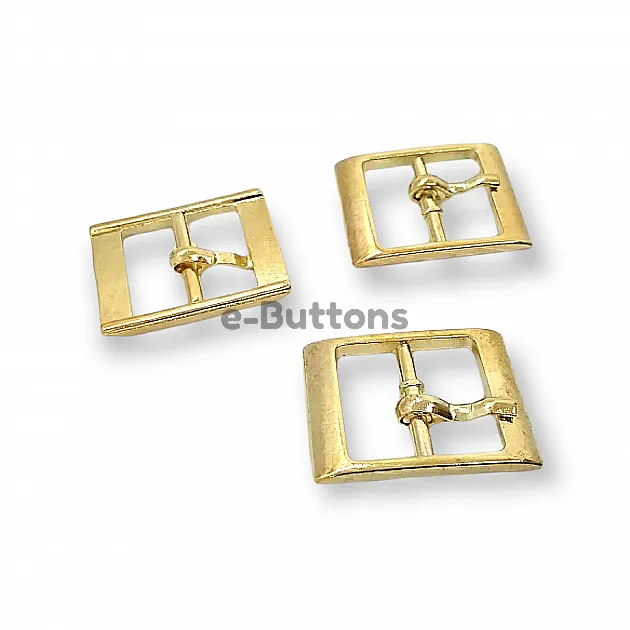 Center Bar Pin Buckle Shoe and Bag Buckle 16 mm E 1722