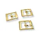 Center Bar Pin Buckle Shoe and Bag Buckle 16 mm E 1722