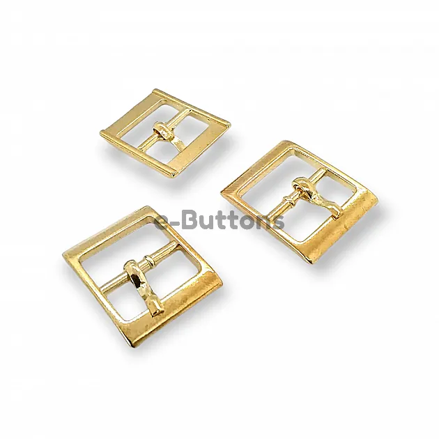 Center Bar Pin Buckle Shoe and Bag Buckle 16 mm E 1722