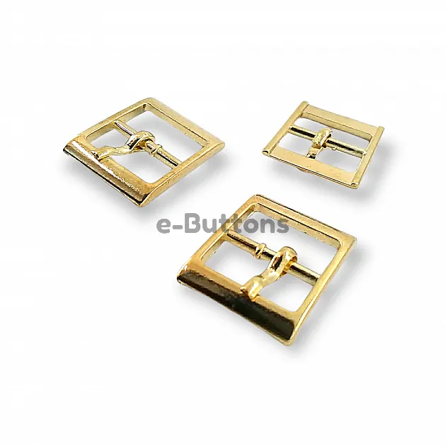 Center Bar Pin Buckle Shoe and Bag Buckle 16 mm E 1722