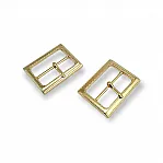 32 mm Patterned Metal Belt Buckle E 483