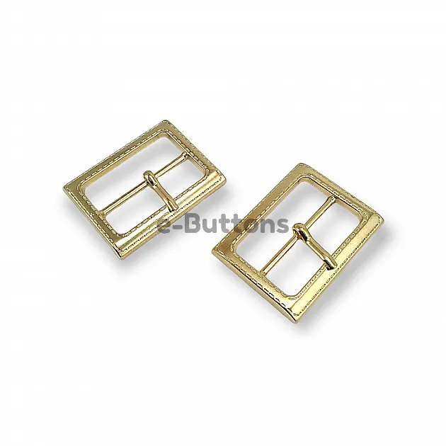 32 mm Patterned Metal Belt Buckle E 483