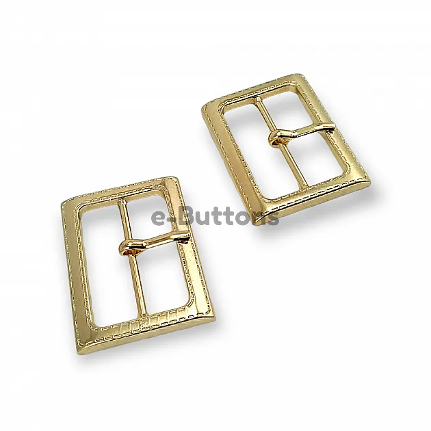 32 mm Patterned Metal Belt Buckle E 483