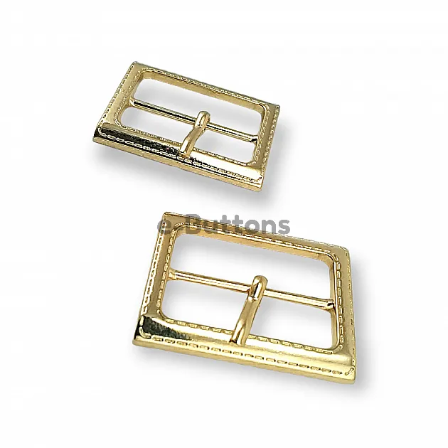 32 mm Patterned Metal Belt Buckle E 483