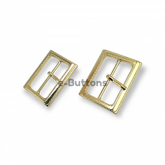 32 mm Patterned Metal Belt Buckle E 483