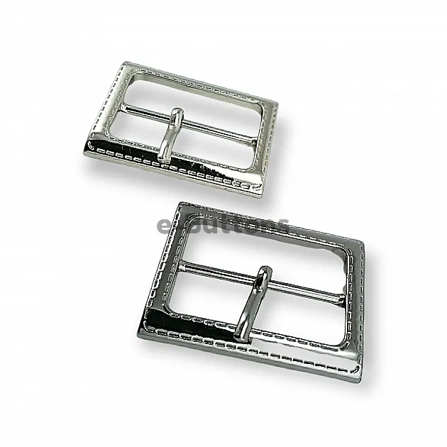 32 mm Patterned Metal Belt Buckle E 483