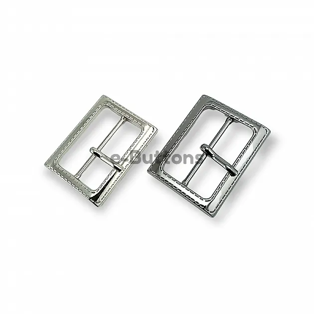 32 mm Patterned Metal Belt Buckle E 483