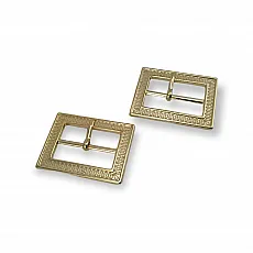 Belt Buckle 3 cm Metal Patterned E 810