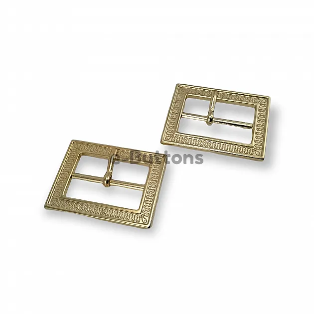 Belt Buckle 3 cm Metal Patterned E 810