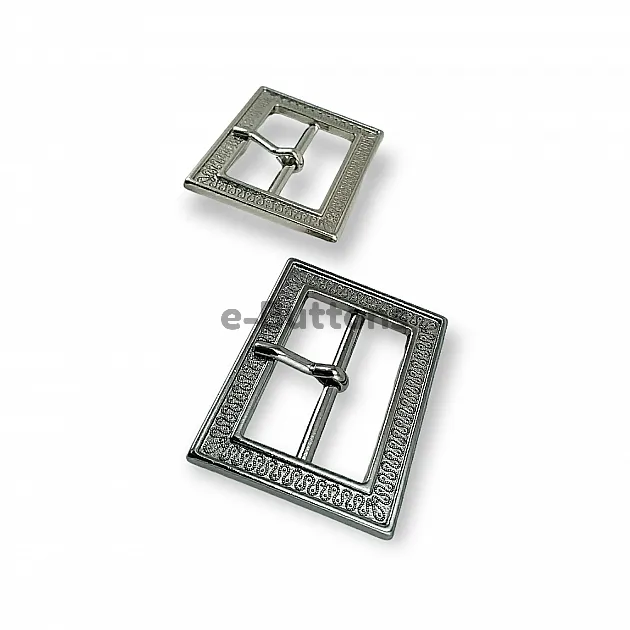 Belt Buckle 3 cm Metal Patterned E 810