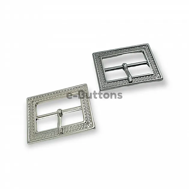 Belt Buckle 3 cm Metal Patterned E 810