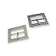 Belt Buckle 3 cm Metal Patterned E 810