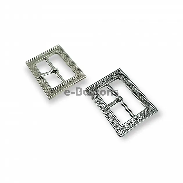 Belt Buckle 3 cm Metal Patterned E 810