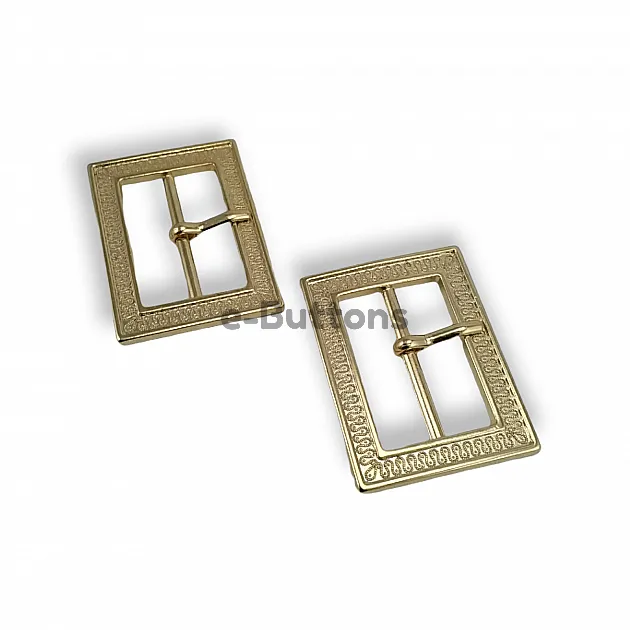 Belt Buckle 3 cm Metal Patterned E 810