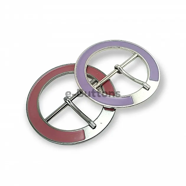 5 mm Ring buckle Metal Center Bar Belt Buckle E 842
