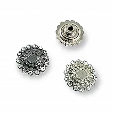 Jeans Button 20 mm 32 L Enameled or Rhinestone Jeans Button E 1032