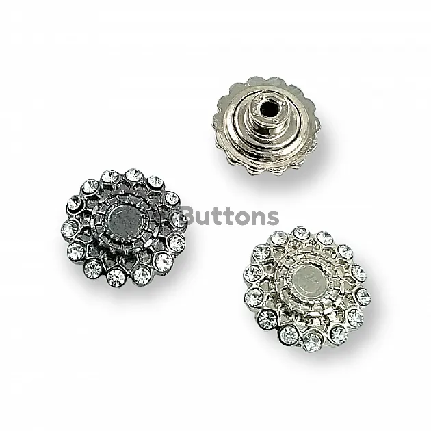 Jeans Button 20 mm 32 L Enamel or Rhinestone Jeans Button E 1032