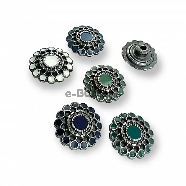 Jeans Button 20 mm 32 L Enamel or Rhinestone Jeans Button E 1032