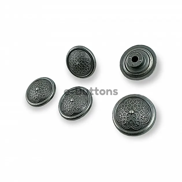 Jeans Button 20 mm 32 L Geometric Pattern E 311