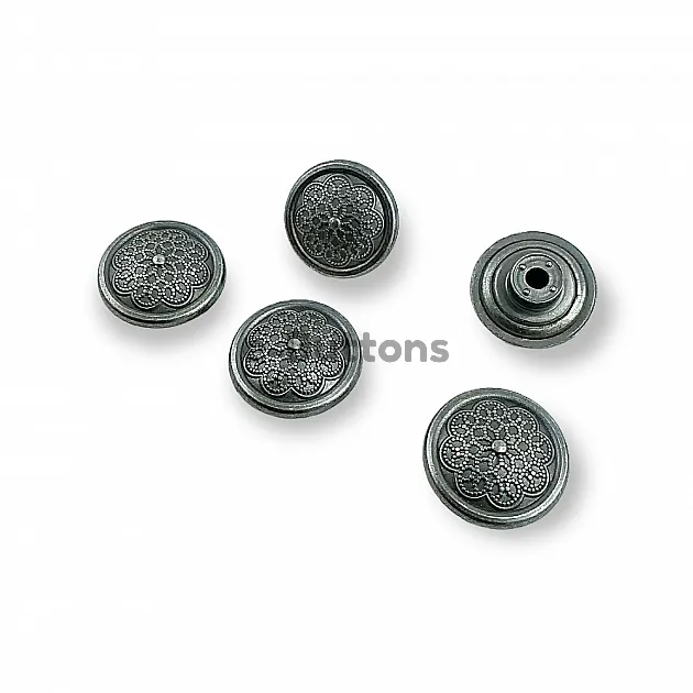 Jeans Button 20 mm 32 L Geometric Pattern E 311