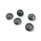 Jeans Button 20 mm 32 L Geometric Pattern E 311