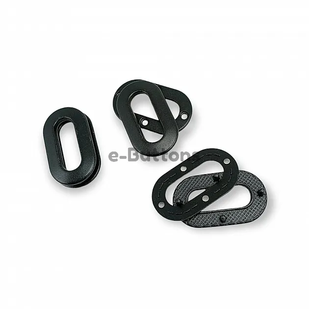 Eyelet Metal Oval Frame Figure 20 x 7 mm E 1943
