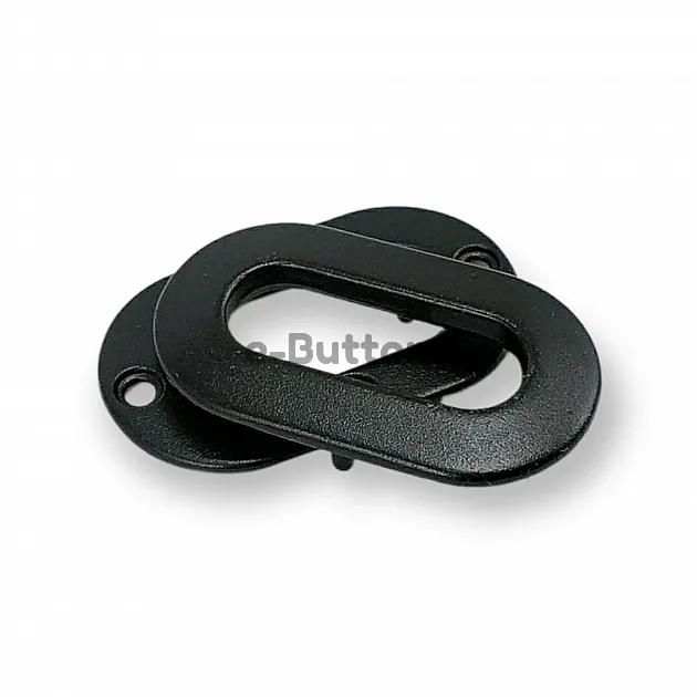 Eyelet Metal Oval Frame Figure 20 x 7 mm E 1943