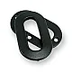 Eyelet Metal Oval Frame Figure 20 x 7 mm E 1943